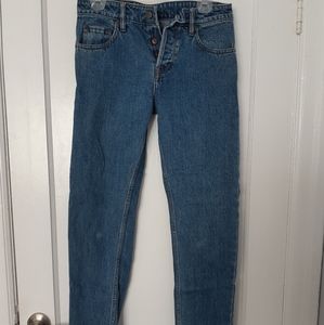 Button Fly Mom Jeans